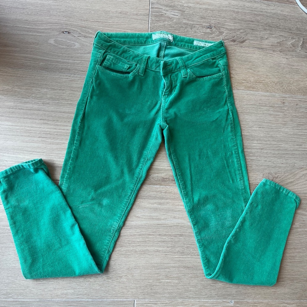 Bright Green Corduroy Jeans